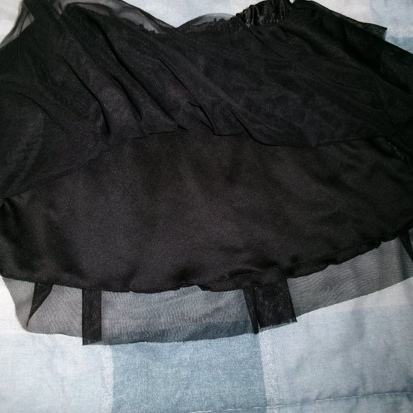 Bundle 3 for $15 - Black tiered lined tutu - Picture 3 of 3